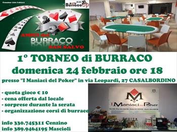 1° TORNEO DI BURRACO