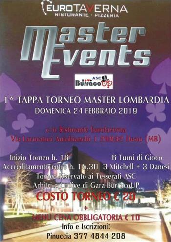 I TAPPA MASTER LOMBARDIA
