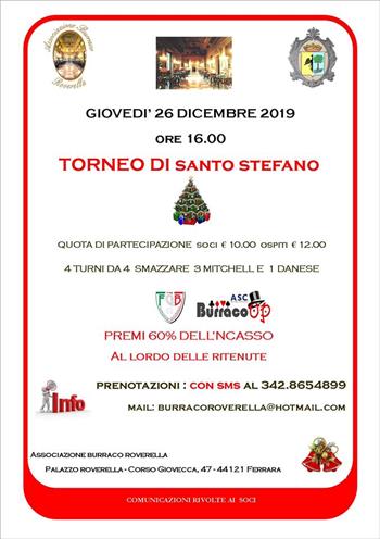 TORNEO DI SANTO STEFANO