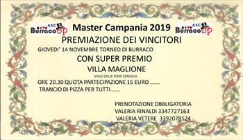 PREMIAZIONE MASTER CAMPANIA