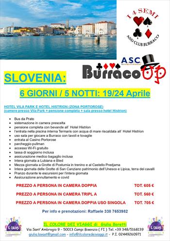 BURRACO IN SLOVENIA 2022