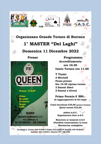 1° MASTER DEI LAGHI