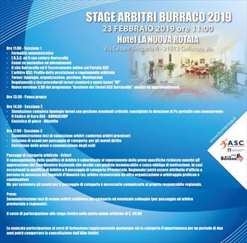 STAGE ARBITRI 2019 - LOMBARDIA