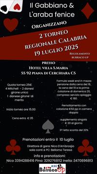 2°TORNEO REGIONALE CALABRIA