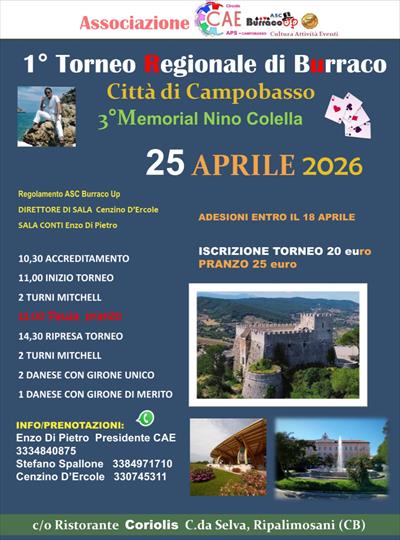 1°TORNEO REGIONALE CITTA' DI CAMPOBASSO