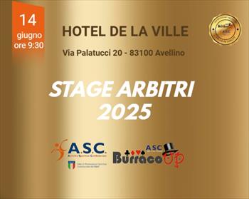 STAGE ARBITRI