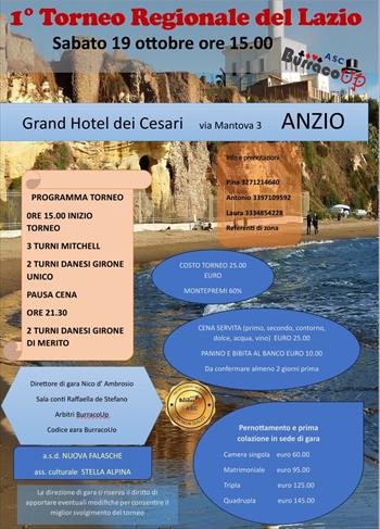 1° TORNEO REGIONALE DEL LAZIO