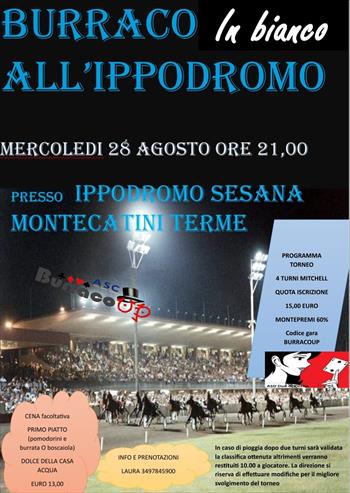 BURRACO ALL'IPPODROMO