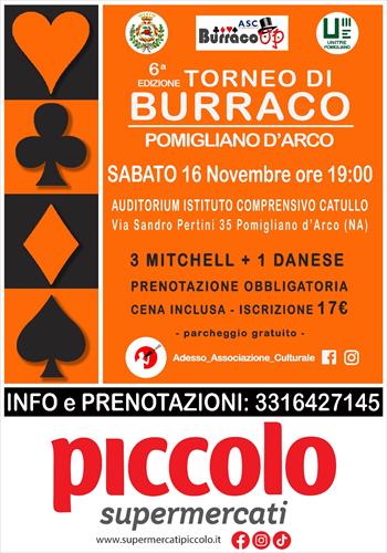 6° EDIZIONE TORNEO DI BURRACO