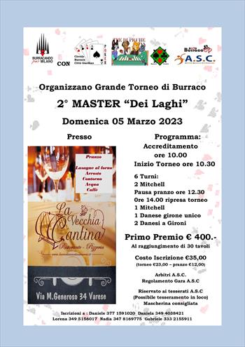 2° MASTER DEI LAGHI