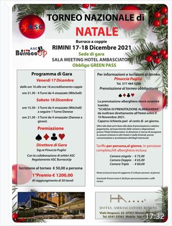 TORNEO NAZIONALE DI NATALE
