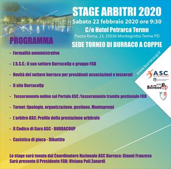 STAGE ARBITRI