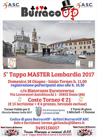 5° tappa Master Lombardia