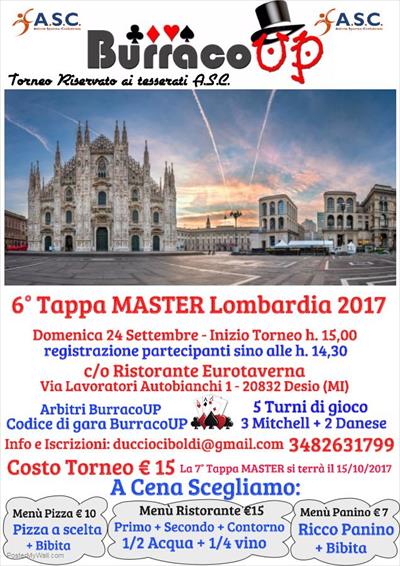 6° tappa master lombardia