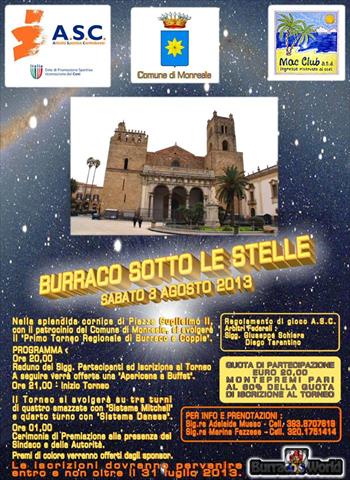 burraco Sotto Le Stelle A Monreale (pa) 