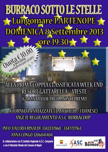 burraco Sotto Le Stelle A Napoli - 8 Settembre 2013 - 