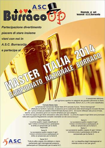 Campionato Nazionale Burraco - master Italia 2014 - 2^ Prova Pisa 