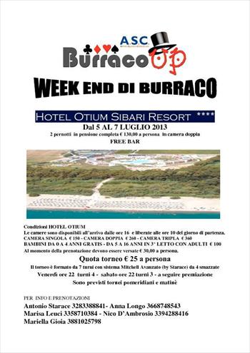 hotel Otium Sibari Resort  - Fine Settimana Con Burraco 5-7 Luglio 2013 